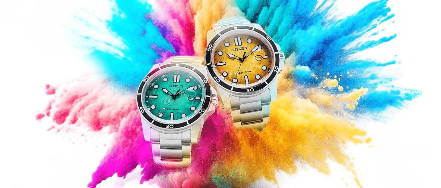 Чоловічий наручний годинник Citizen Analog Automatik (32027967) коричневого кольору