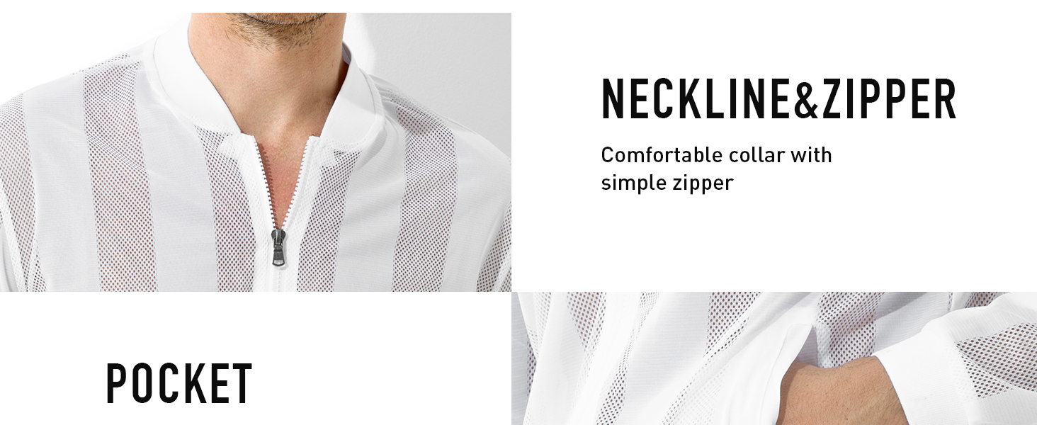 Чоловіча сітчаста сорочка з довгим рукавом Casey Herren Netz Hemden – прозора сітка, модель A1-чорний, розмір L