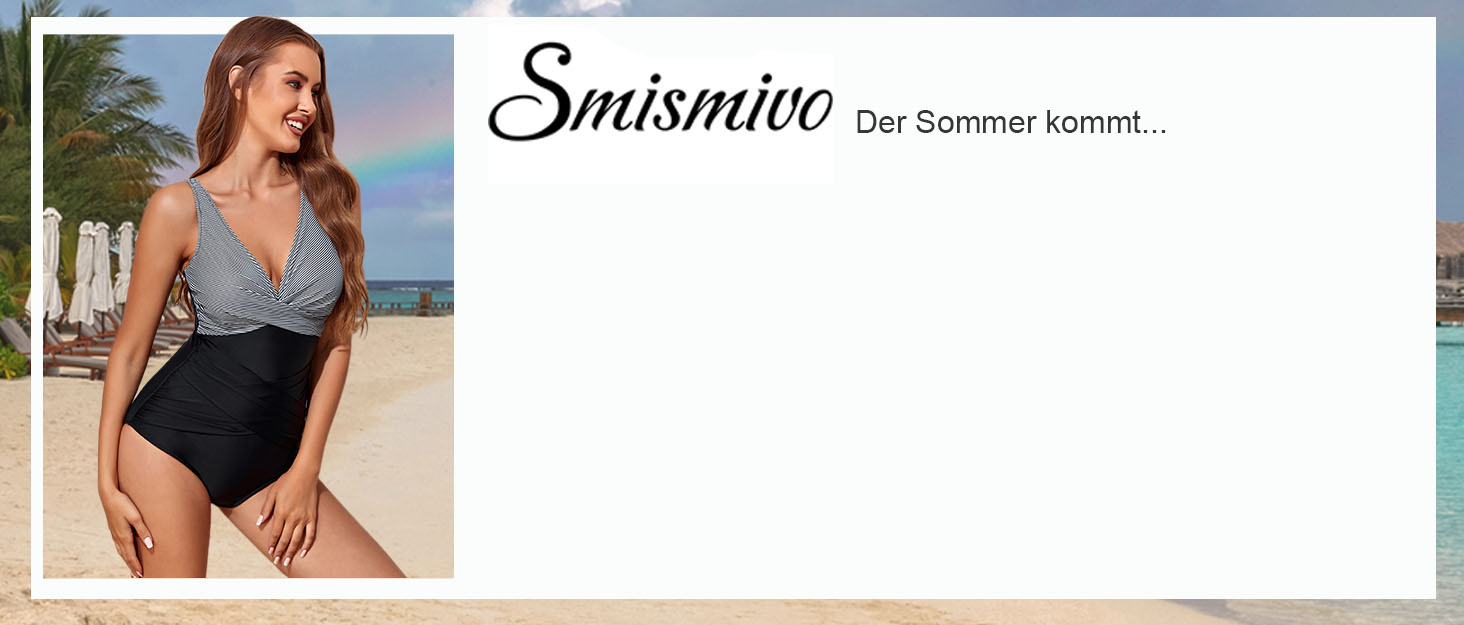 Світшот жіночий Smismivo Badeanzug Push Up з ефектом шортів, чорний XL