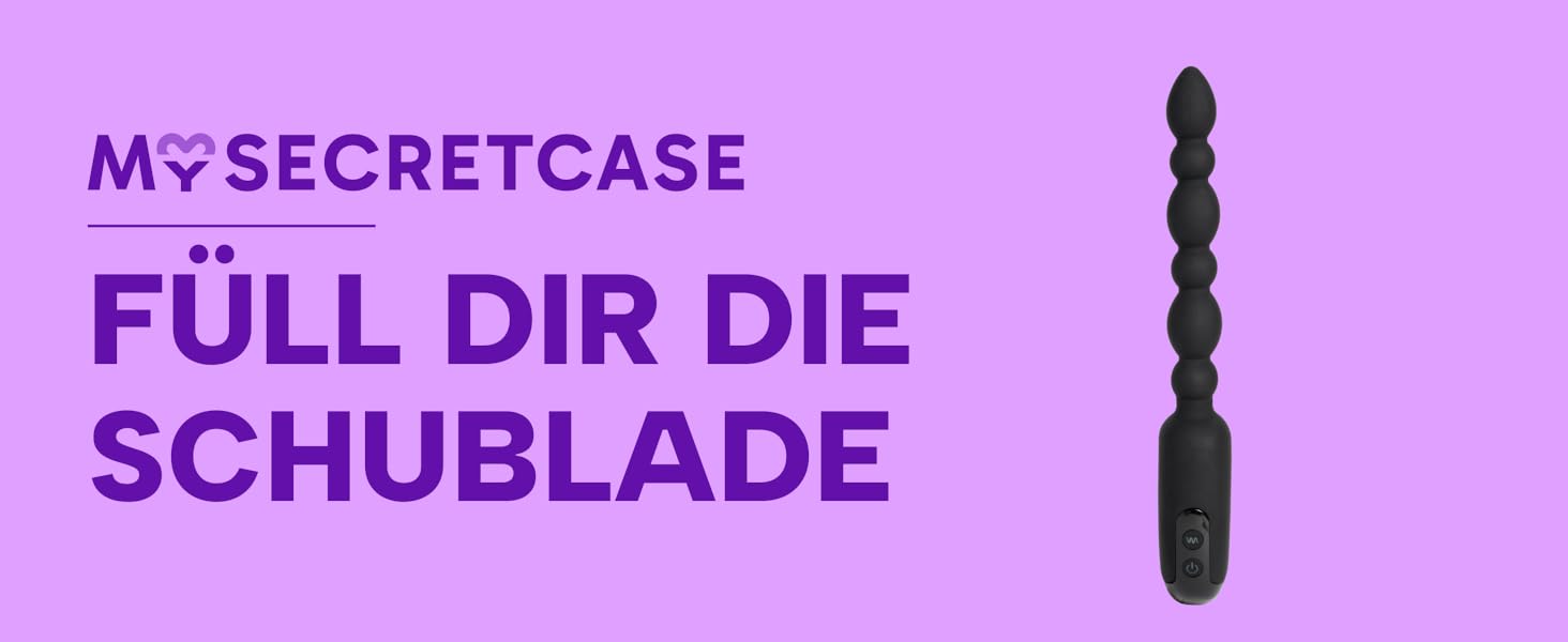 Анальний вібратор MySecretCase Analplug з пультом, 10 режимів, USB-зарядка, для чоловіків та жінок - розширювач для анального задоволення