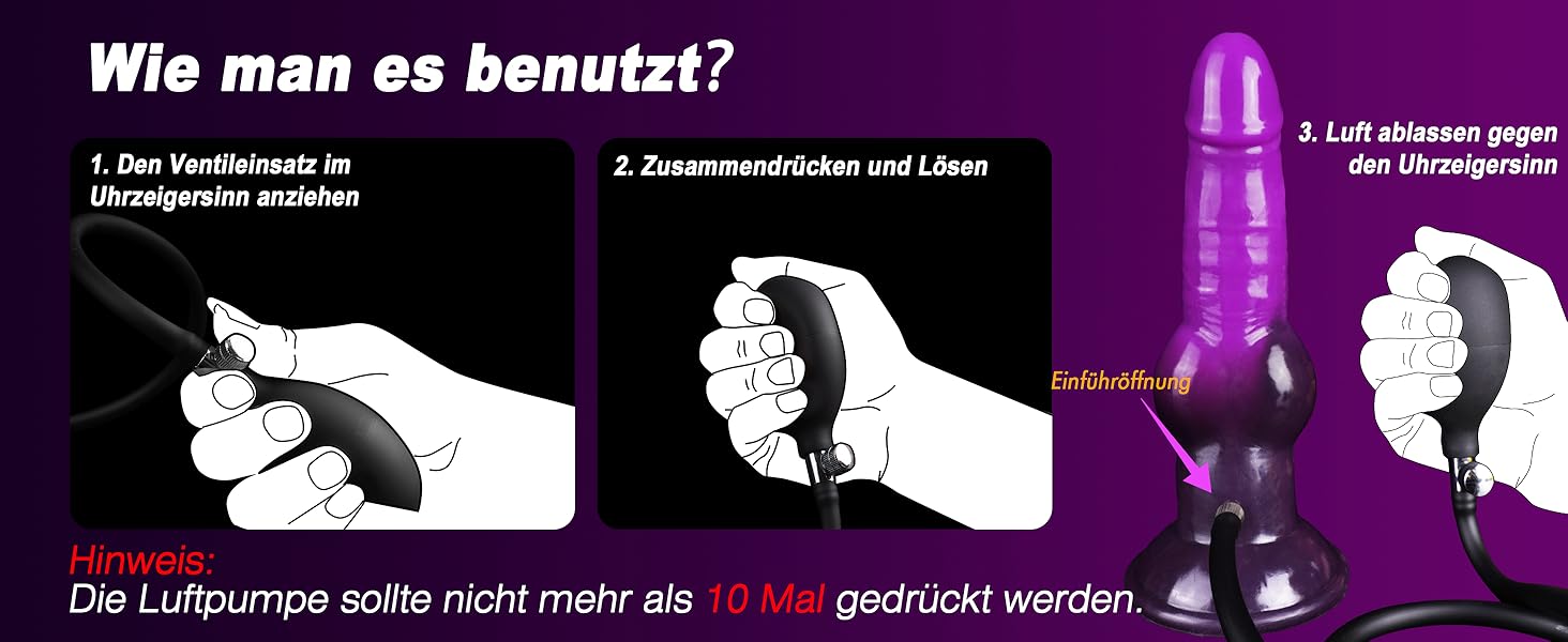 Надувний аналдилід XXL: Фантазія, Інопланетянин, Крізь, для пар, BDSM, анал-іграшки