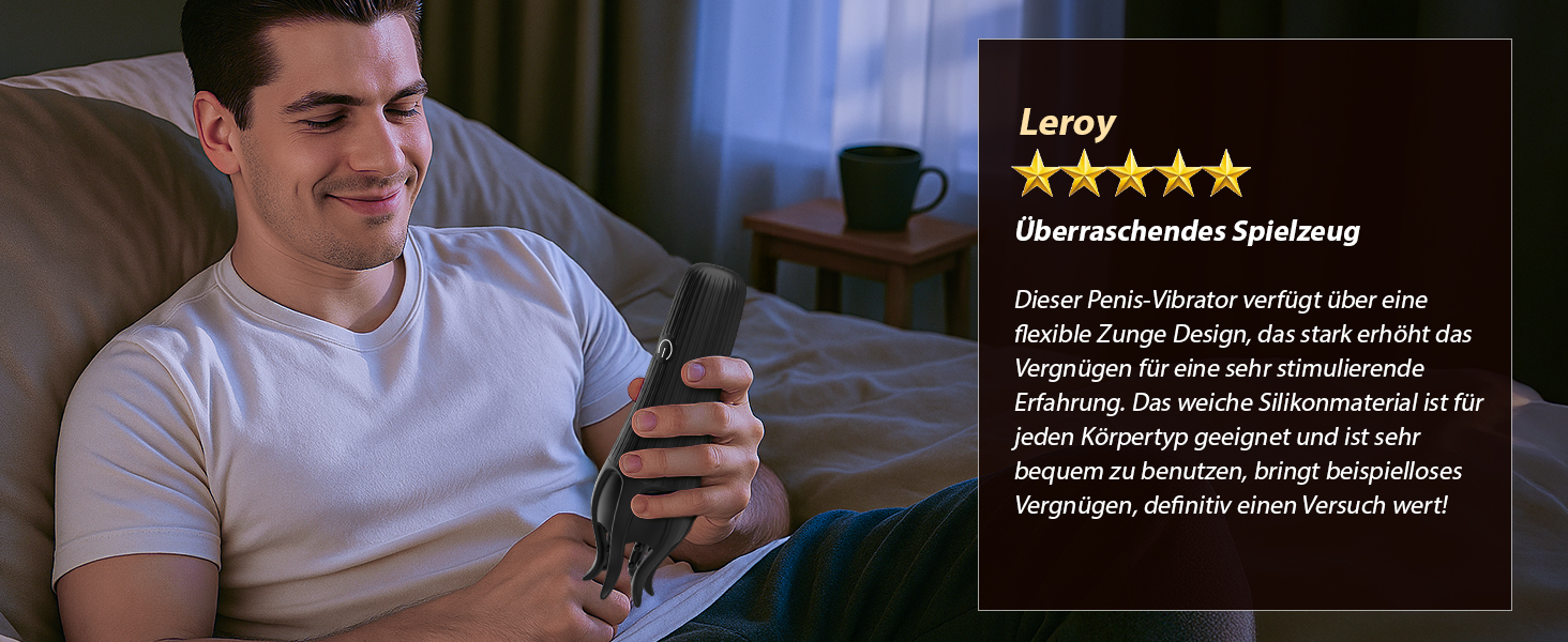 Мастурбатор для чоловіків з 10 режимами вібрації, стимулятор головки пеніса, іграшка для сексуальних задоволень, чорний