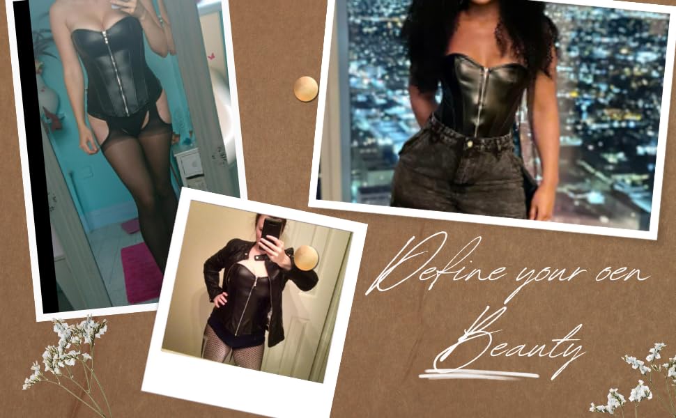 Корсет для фігури пісочний годинник Bslingerie, чорний, XL