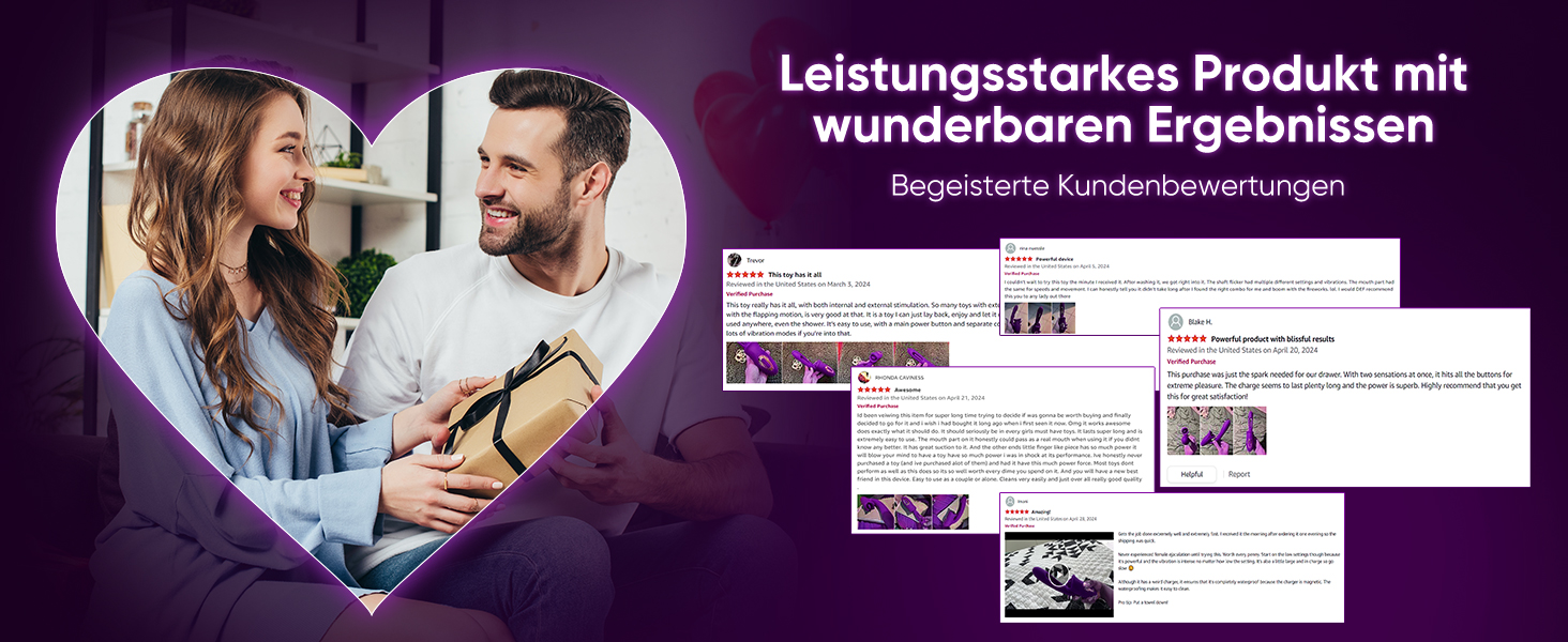 Вібратор для жінок з 10 режимами, стимулятор клітора та анальний секс-іграшка для пар