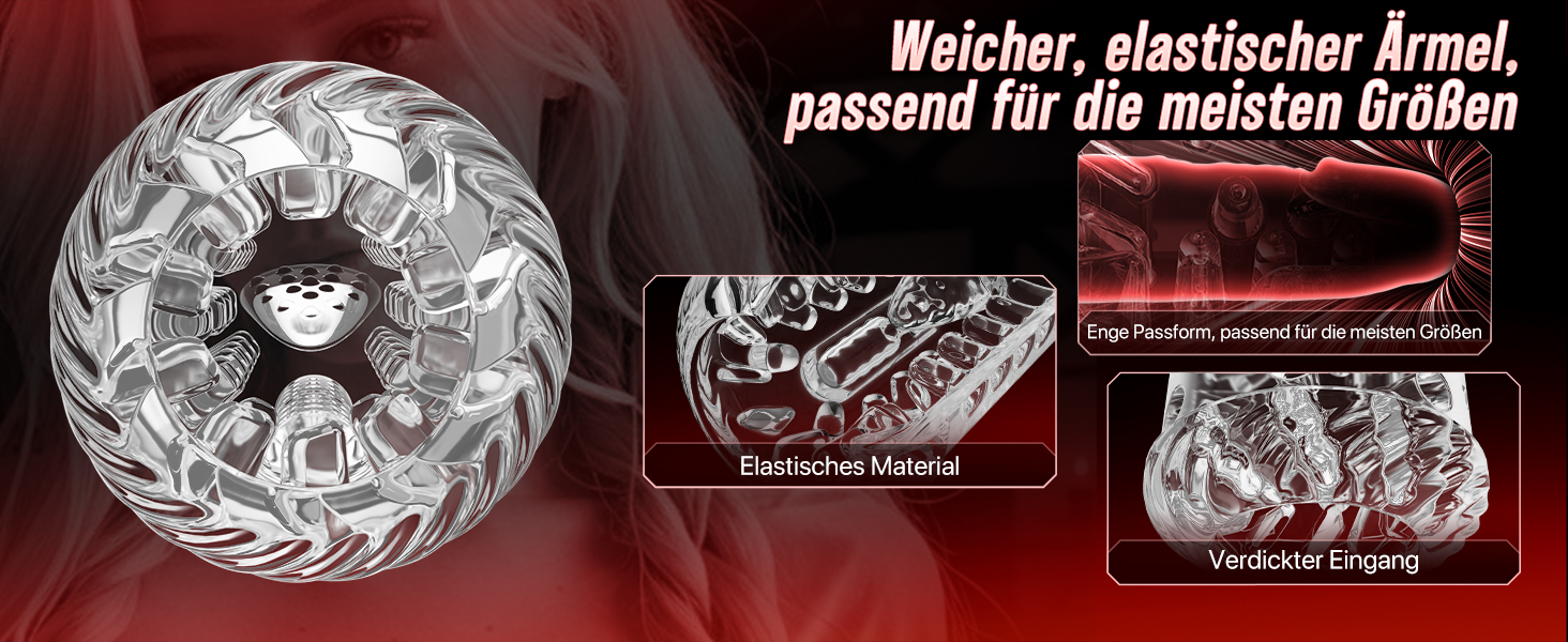 Мастурбатор для чоловіків KI-Interaktion з 7 режимами вібрації, ротацією та імітацією язика - секс-іграшка