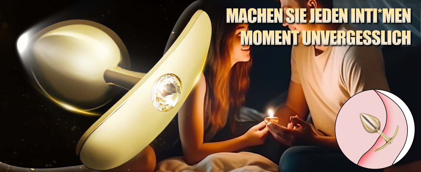 Анальний плагін TYDAY Metall 6 розмірів для жінок, нержавіюча сталь, стимулятор простати з діамантом, преміум секс-іграшка