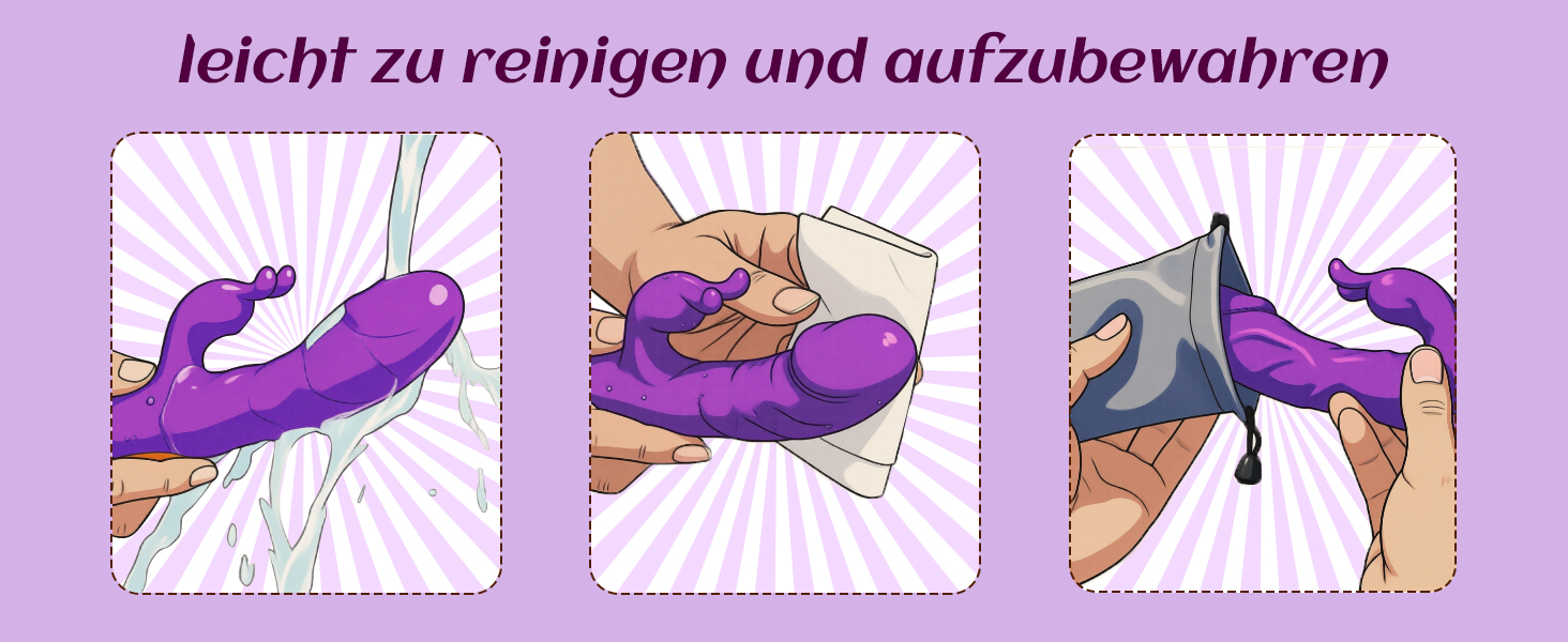 Вібратор для жінок Гобокен: кролик з 10 режимами вібрації, G-точка, кліторальний та анальний вібратор, для пар та індивідуального використання