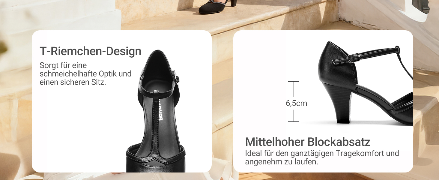 Жіночі туфлі-човники Dream Pairs з Т-подібним ремінцем, білі, розмір 39 EU