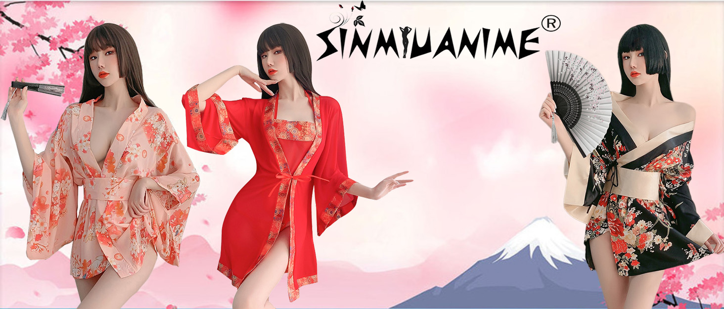 Сексуальна спідниця-чеонгсам SINMIUANIME для косплею, чорна (6980Black)