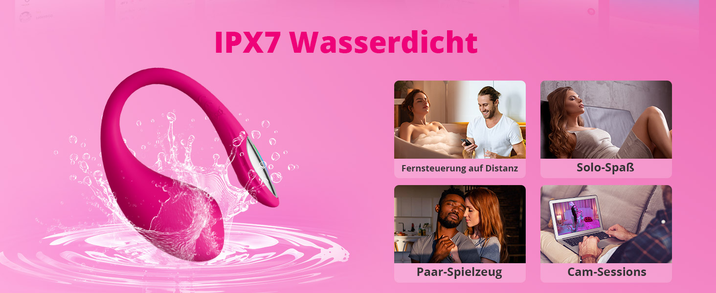 LOVENSE Lush 4.0 - вібратор G-Spot з LED-підсвіткою та пультом дистанційного керування - іграшка для дорослих для жінок та пар