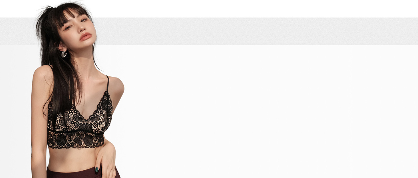 Бюстгальтер без кісточок Necalisi з застібкою на блискавці спереду, мереживний, з перехресним витонченням спини, синій, Push up, 42/95E