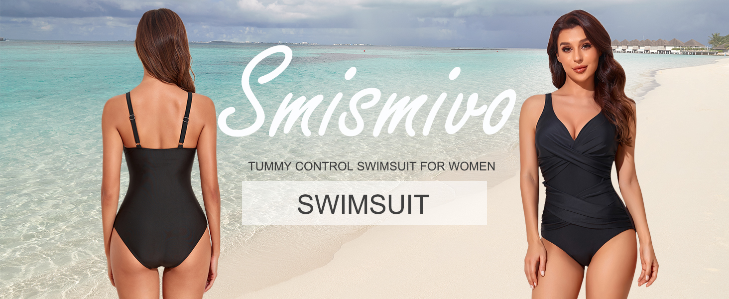 Світшот жіночий Smismivo Badeanzug Push Up з ефектом шортів, чорний XL