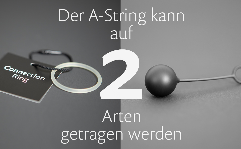 WILDYOU A-String Kilian Plug Tanga XL Чорний - сексуальна білизна для дорослих