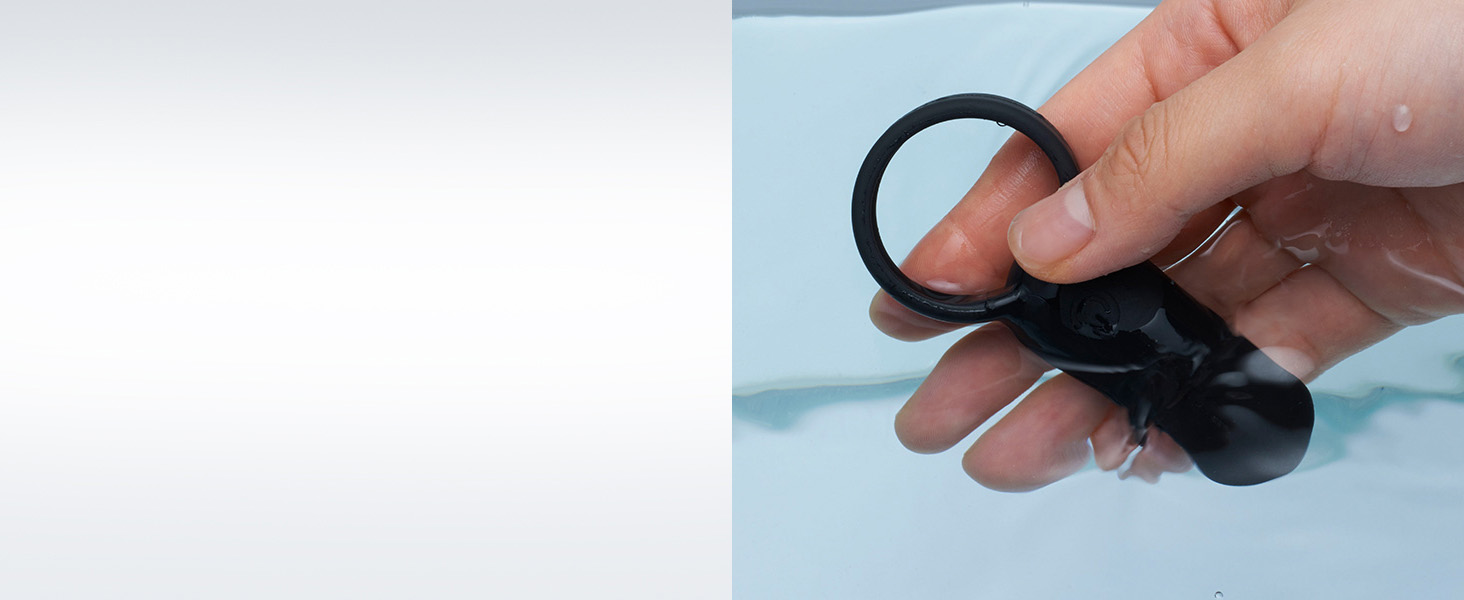 TENGA SVR: Вібруючий кільце для чоловічого статевого члена з підзарядкою, 7 режимів вібрації, чорний колір