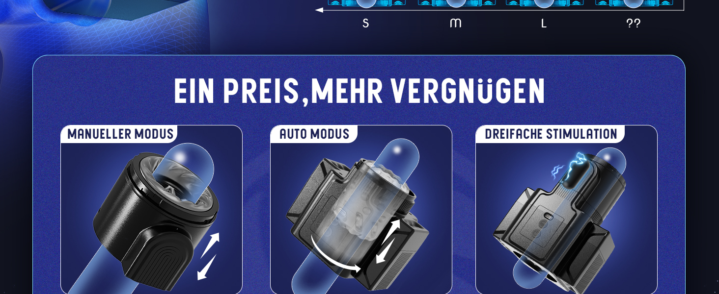 Електричний мастурбатор для чоловіків з 7 телескопічними та обертовими функціями, 7 режимів вібрації, компактний мастурбатор для соло-ігри