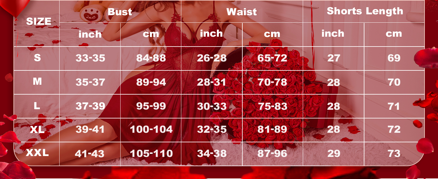 Жіноча мереживна піжама-сорочка RSLOVE, чорна, розмір M