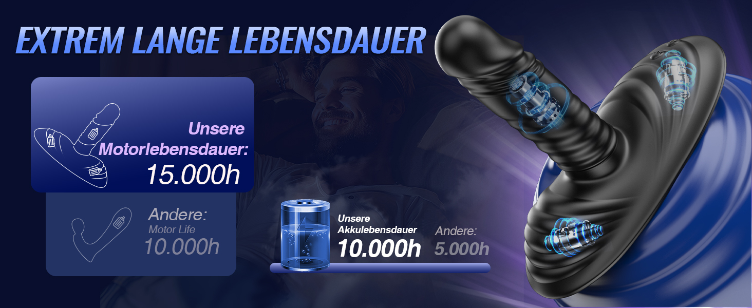 Анальний вібратор-масажер з силікону з 9 режимів вібрації та стимуляції простати, анусу та вагіни. Іграшка для дорослих для чоловіків та жінок