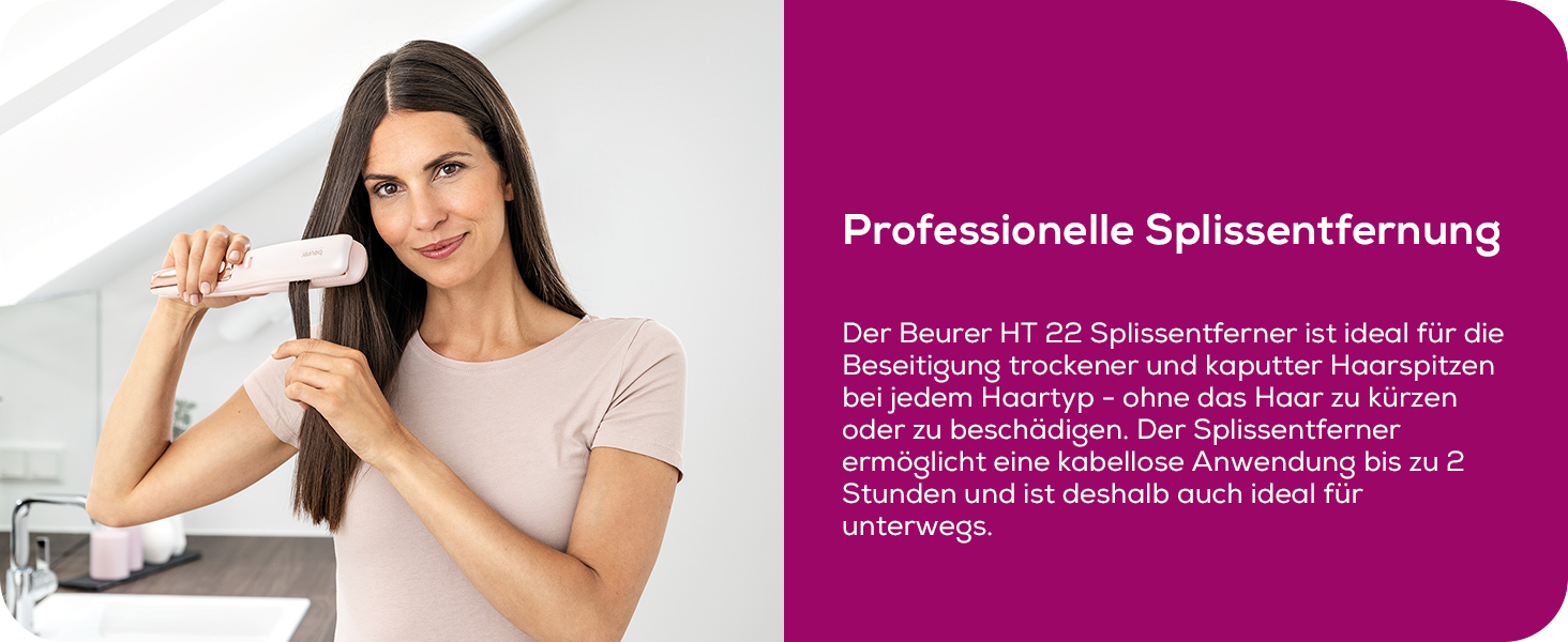 Фен для волосся Beurer HC 30, 2200 Вт, 3 температурні та 2 швидкісні режими, з професійною насадкою-концентратором