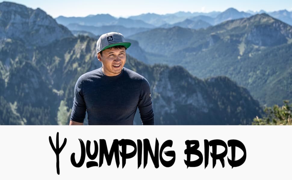 Кепка-снепбек Jumping Bird унісекс для прогулянок та походів, регульована (54-62 см), оливкова