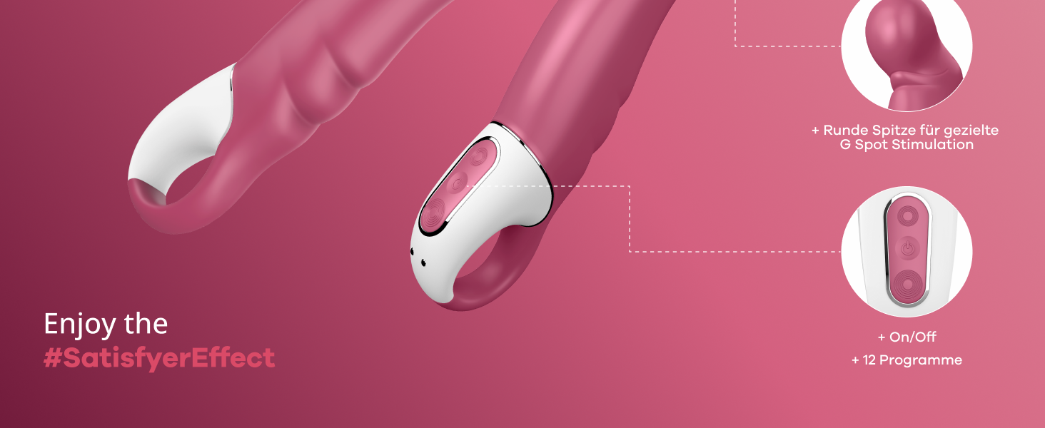 Вібратор Satisfyer G-Punkt Vibes: тихий, потужний стимулятор клітора, водонепроникний (IPX7) | Інтимні іграшки для жінок