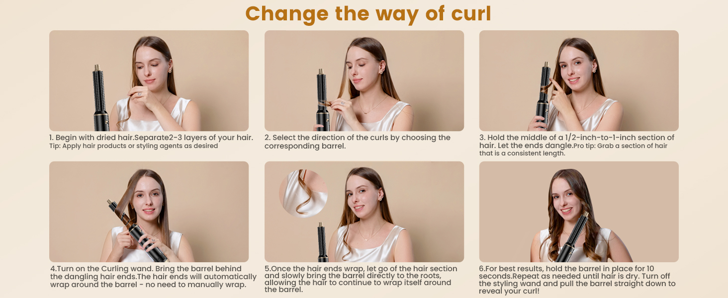 Стайлер для волосся 5 в 1 UKLISS Airstyler Pro: багатофункціональний набір для сушіння та укладки (фен, брашинг, гофре, вирівнювач), 1000 Вт, чорний