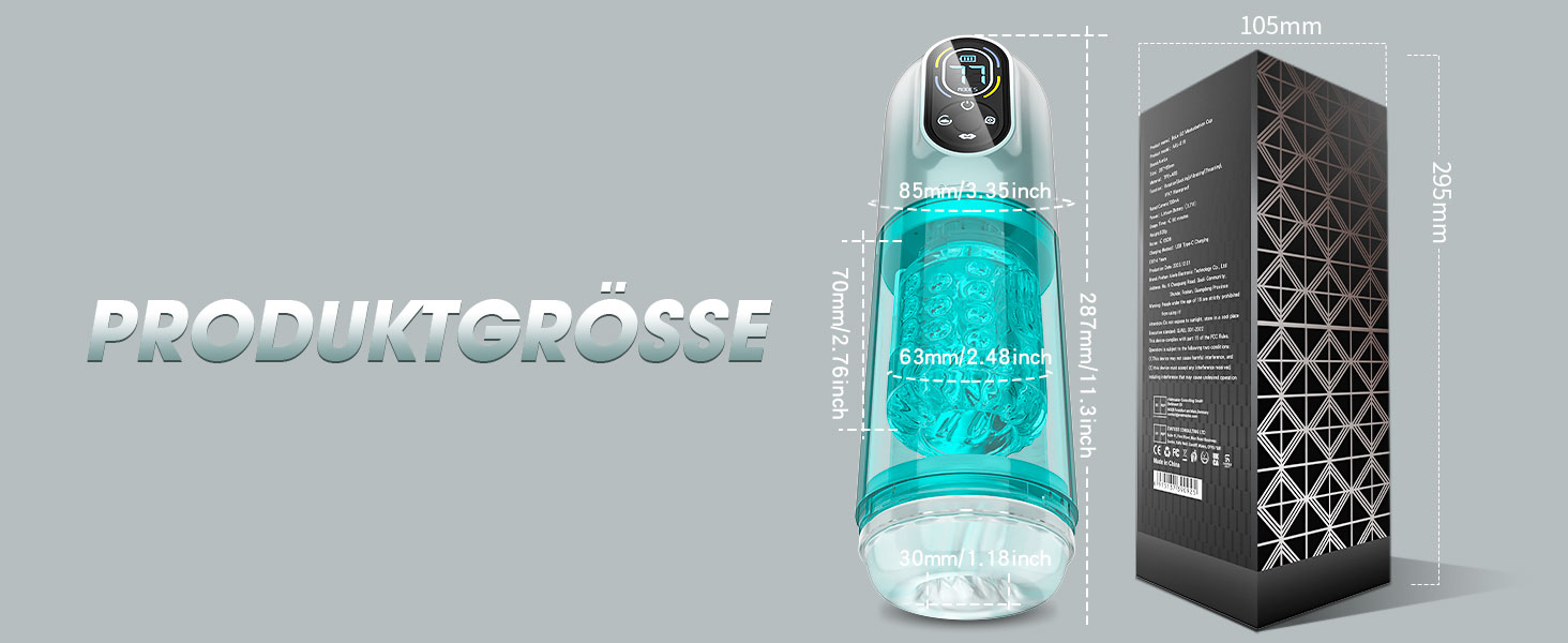 Мастурбатор для чоловіків з телескопічною функцією, вібрацією та насосом - мастурбатор для чоловіків