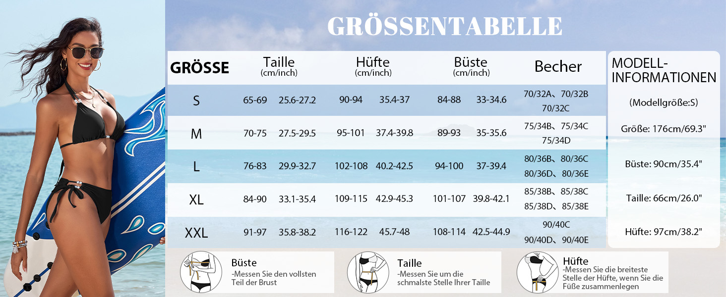 Сексуальний жіночий купальник-бікіні Triangel з шнурівкою, push-up, з перлами, чорний