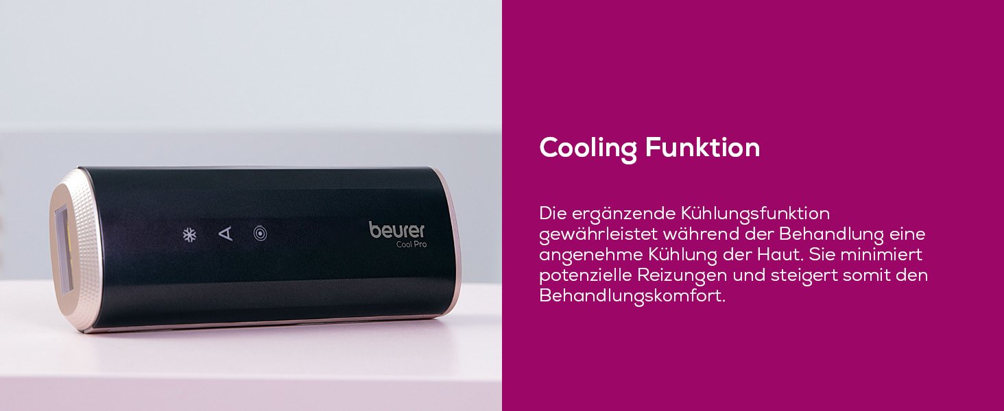 Фотоепілятор Beurer IPL 7800 COOL PRO з технологією охолодження, 5 рівнів інтенсивності, 1 млн імпульсів, для обличчя, тіла та бікіні-зони, унісекс