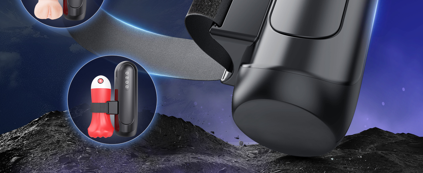 Електричний мастурбатор для чоловіків Honeyexp з 6 телескопічними функціями та 5 швидкостями, 10 вібрацій