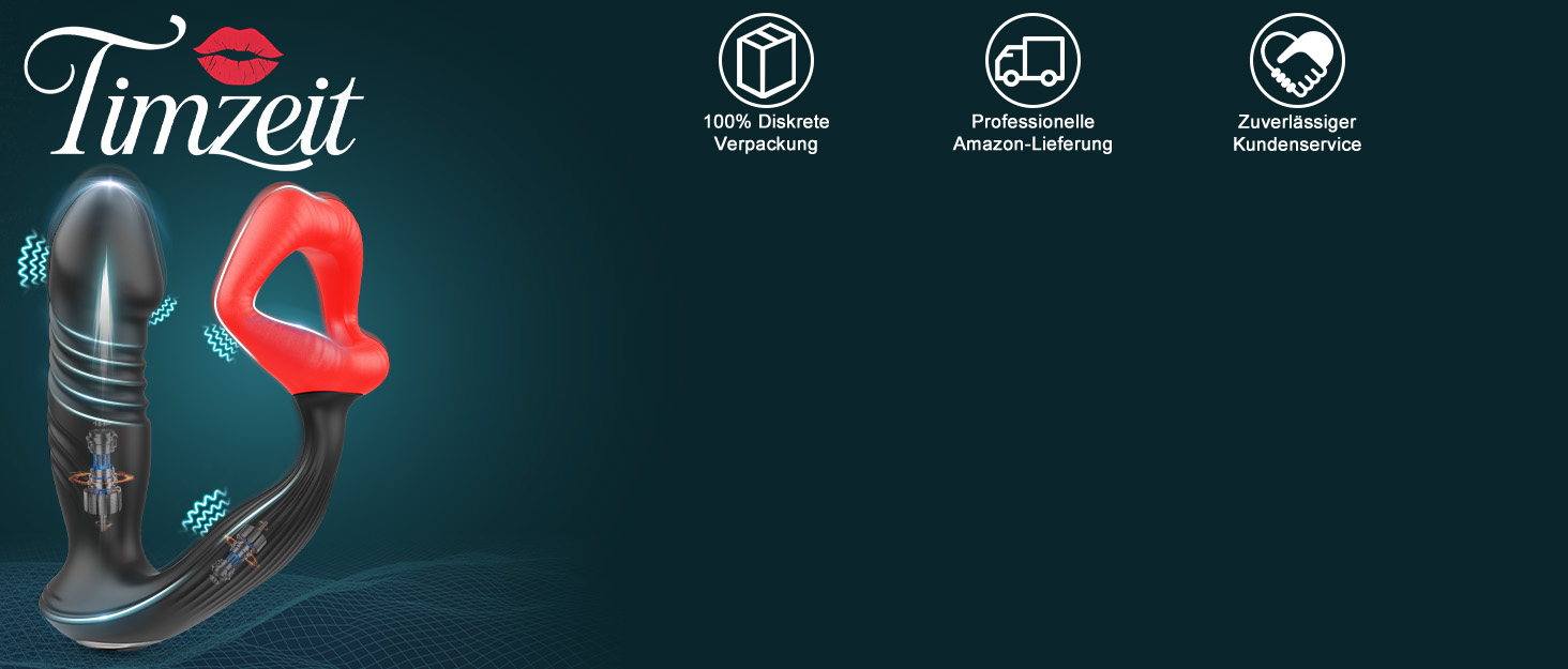 Вібратор для чоловіків для стимуляції простати Timzeit - анальний вібратор, кільце для пеніса з пультом дистанційного керування та додатком, анальний плагін з 9 режимами вібрації та 9 функціями імпульсу. Іграшка для дорослих.
