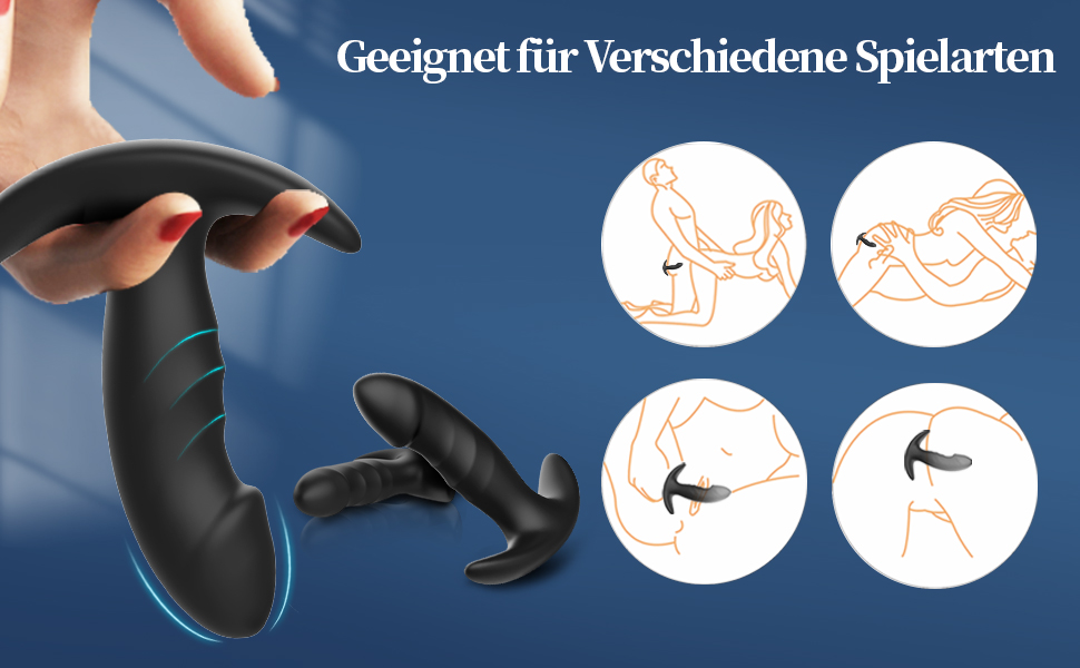 Набір анальних пробок для жінок та чоловіків (3 шт.) - силіконові, різних розмірів (S, M, L) - секс-іграшка для пар, початківців та досвідчених