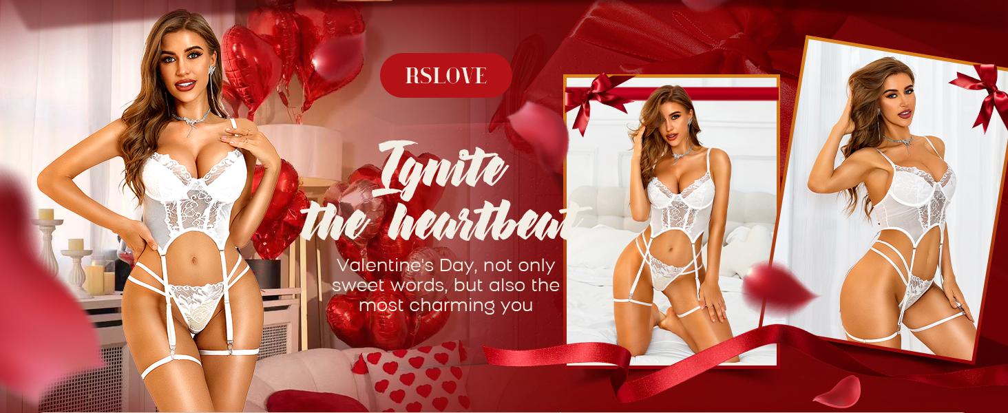 Комплект жіночої білизни RSLOVE (4 шт.) S, блакитний