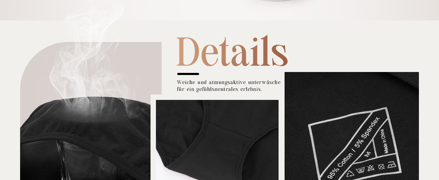 Танстк (TANSTC) жіночі труси-сліпи з бавовни, 6 шт. в упаковці, низька посадка, еластичні, дихаючі, чорний, XL