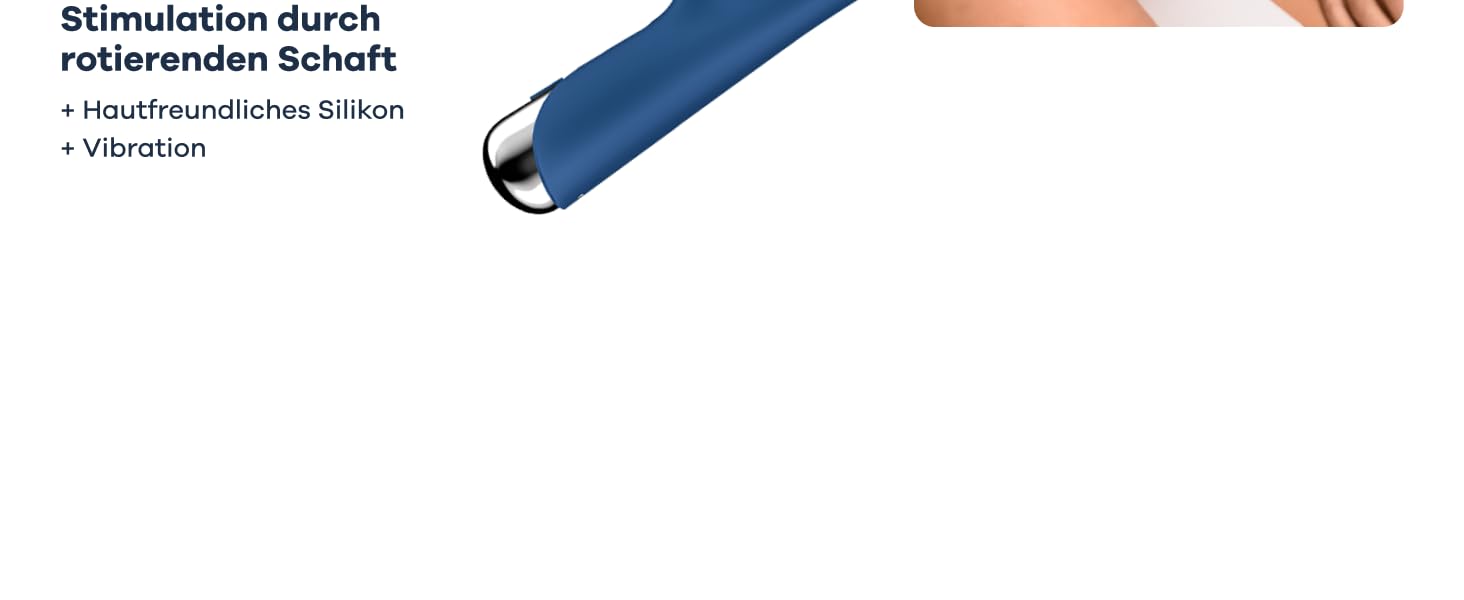 Satisfyer Spinning Rabbit - вібратор-зайчик | Стимуляція G-точки та клітора | Іграшка для дорослих з силікону | 12 вібрацій та 5 програм обертання | Blue