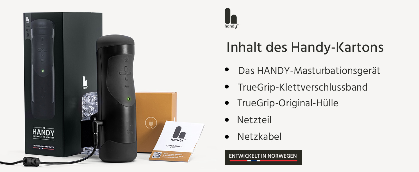 Інтерактивний чоловічий мастурбатор Handy з Wi-Fi/Bluetooth – VR-сумісний stroker для чоловіків