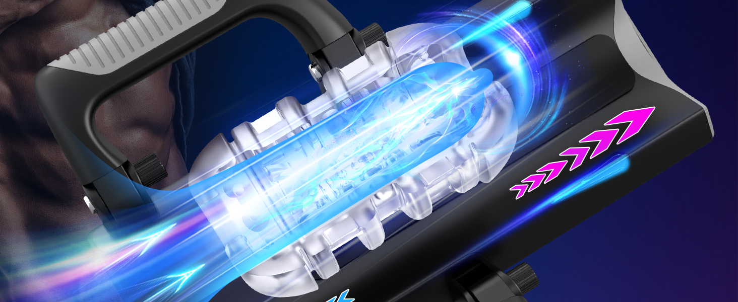 Електричний мастурбатор для чоловіків з підставкою для телефону та складним руків'ям, 12 см, телескопічний, секс-іграшка