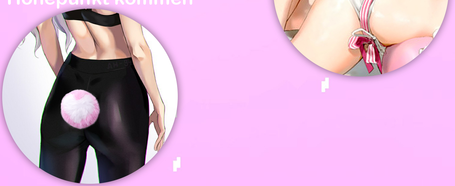 Анальний вібратор-хвіст Furry Fuchsschwanz з пультом керування для чоловіків та жінок. Силіконовий анальний плагін, іграшка для БДСМ, хвіст з сердечком