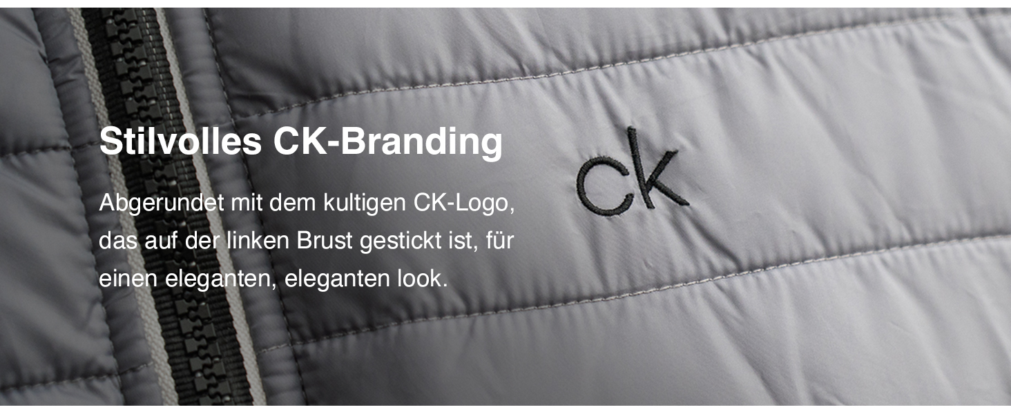 Чоловіча легка гібридна утеплена куртка для гольфу Calvin Klein CK Hybrid Insulate 2026, темно-синя