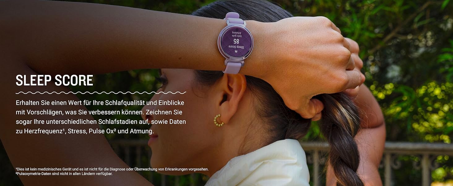 Жіночий смарт-годинник Garmin Lily 2 Cream Gold: сенсорний дисплей 2,54 см, моніторинг здоров'я та фітнесу, смарт-сповіщення, до 5 днів автономної роботи