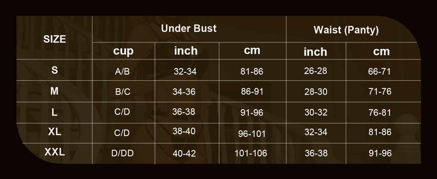 RSLOVE Комплект жіночої білизни з зав'язками - Сексуальна білизна бюстгальтер та труси, мереживна білизна, 6 предметів, червоний, розмір M