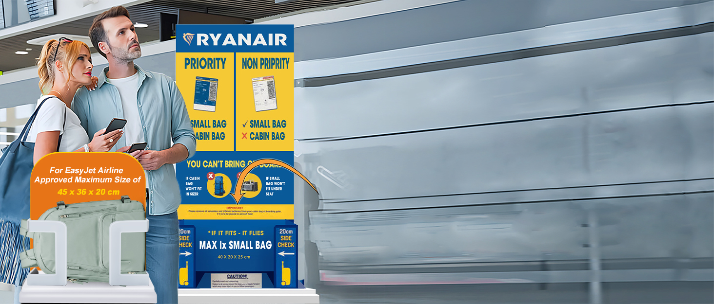 Дорожній рюкзак для ручної поклажі suradar 40x30x20 см для Ryanair та Wizzair, місткість 24Л, відділення для ноутбука 15.4