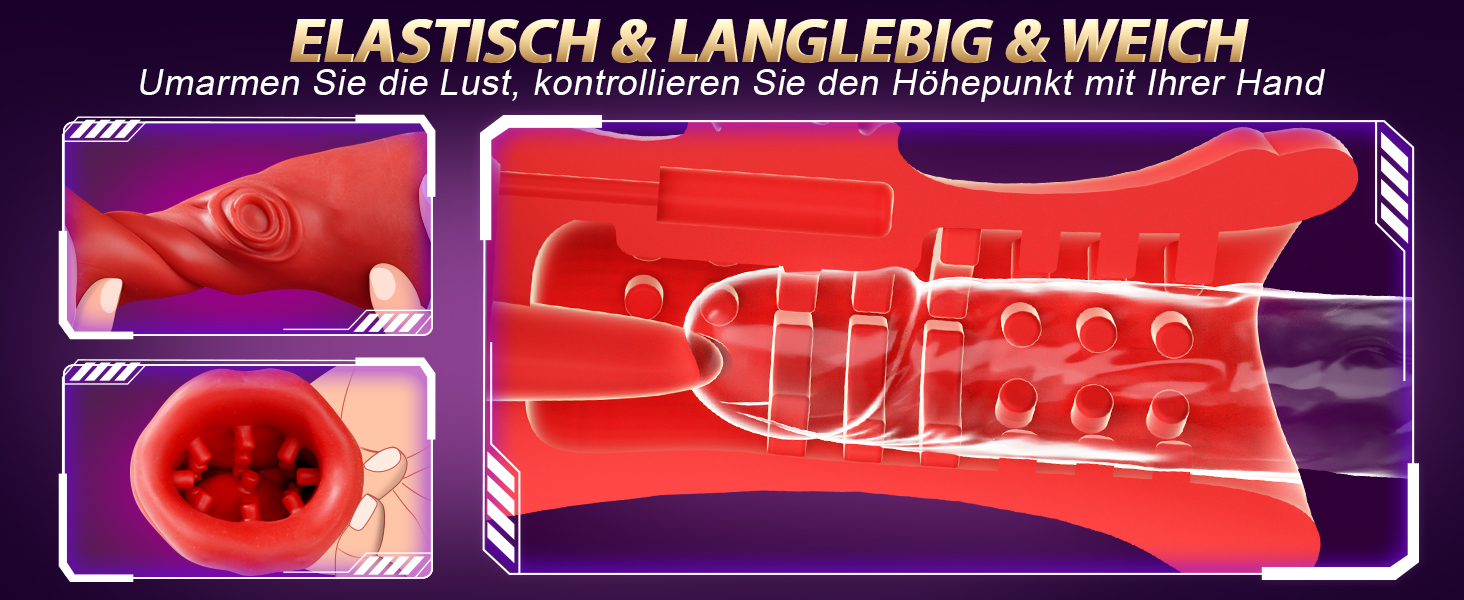 Електричний мастурбатор для чоловіків Pangpangmi з 9 режимами вібрації та функцією лізірування – іграшки для дорослих