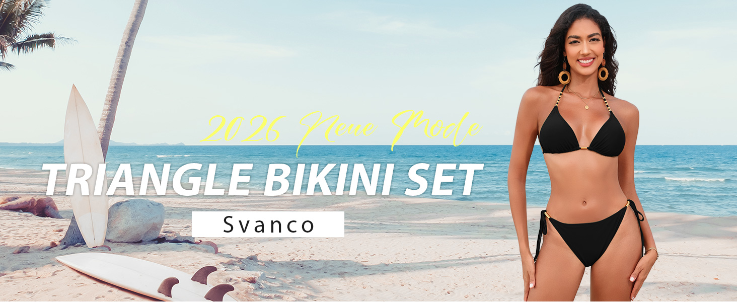 Бікіні Triangel Daen з золотими перлами, топ-халтер з підтримкою та трусики-стрінг на зав'язки (ХAKI, XL)