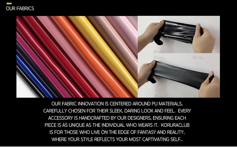 Костюм горничної KORURACUB з преміум-шкіри PU, жіноча спідня білизна в стилі горнички (чорний та білий, M)