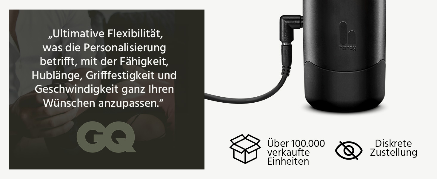 Інтерактивний чоловічий мастурбатор Handy з Wi-Fi/Bluetooth – VR-сумісний stroker для чоловіків