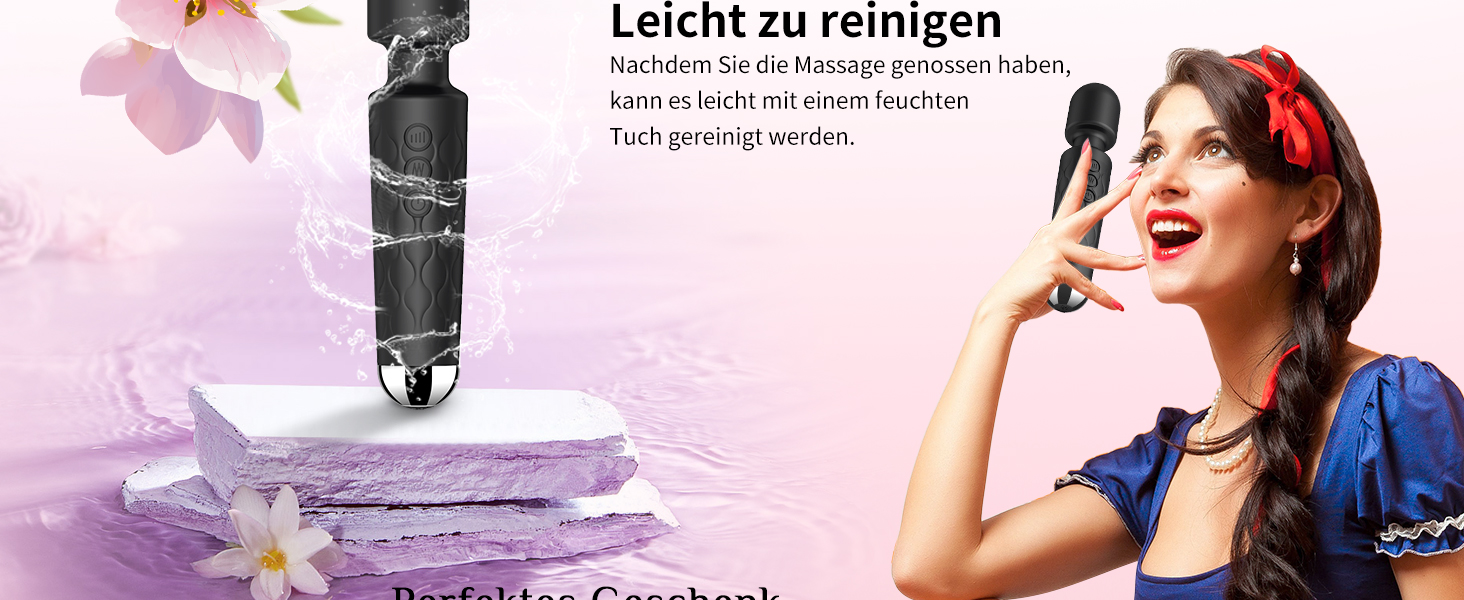 Вібратор дилда для жінок, G-spot, 8 режимів, стимулятор клітора, сексуальні іграшки (Рожевий, Чорний матовий)