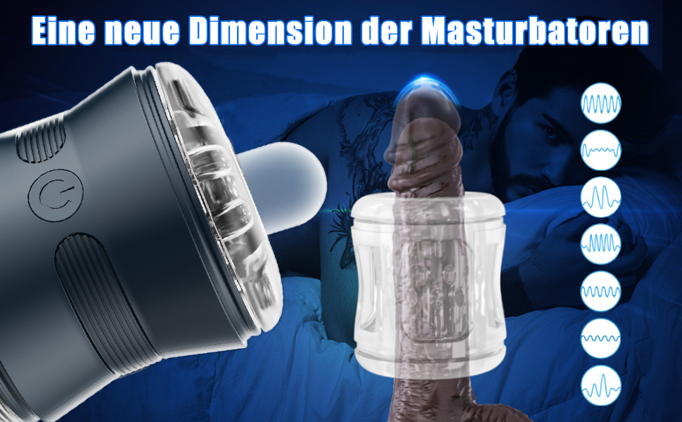 Електричний мастурбатор-чаша Sumeber з 10 вібраціями, автоматичний, для чоловіків, чорний