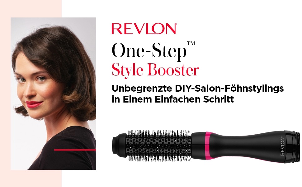 Фен-стайлер для об'єму Revlon Salon One-Step для короткого та середнього волосся, іонно-керамічний 2-в-1, кілька режимів нагріву, RVDR5282UKE, чорний