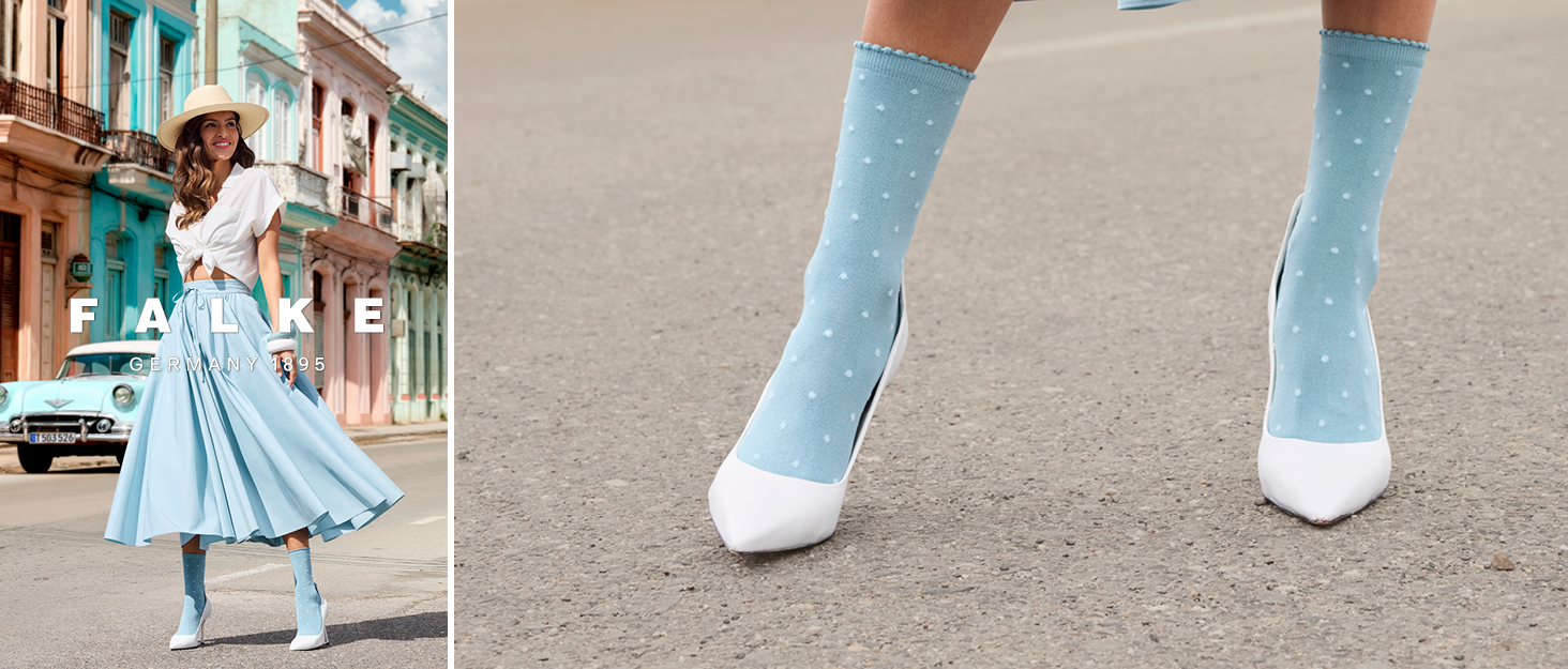 Штрипки FALKE x Kaviar Gauche для жінок, прозорі, розкішні, для весілля, без гумки, тонка шва на кінчику, м'яка тканина, білий перламутр, S-M, 1 шт.