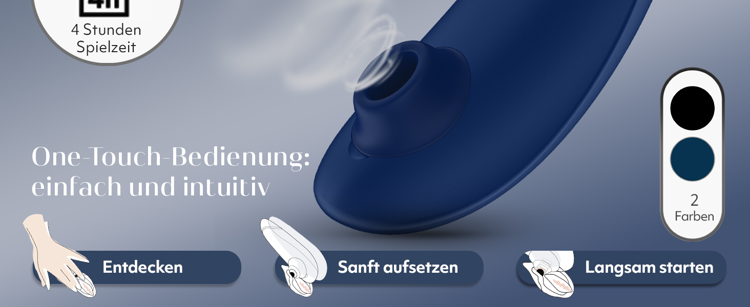 Womanizer Premium: вібратор для клітора з ефектом тиску | Інтимна іграшка для жінок | Чорний